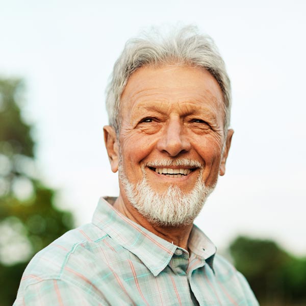 smiling senior man