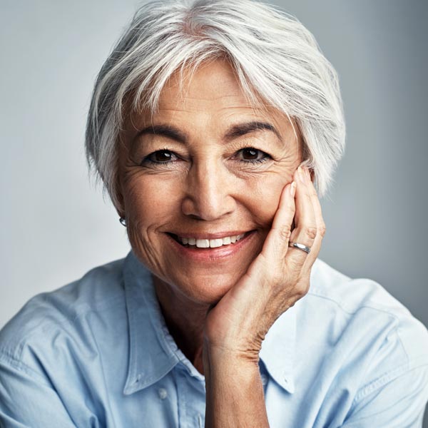 smiling senior woman